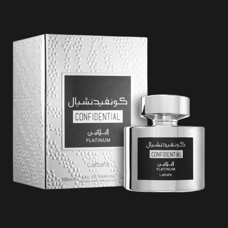 Confidential Platinum - Lattafa Eau de Parfum Masculino 100ml