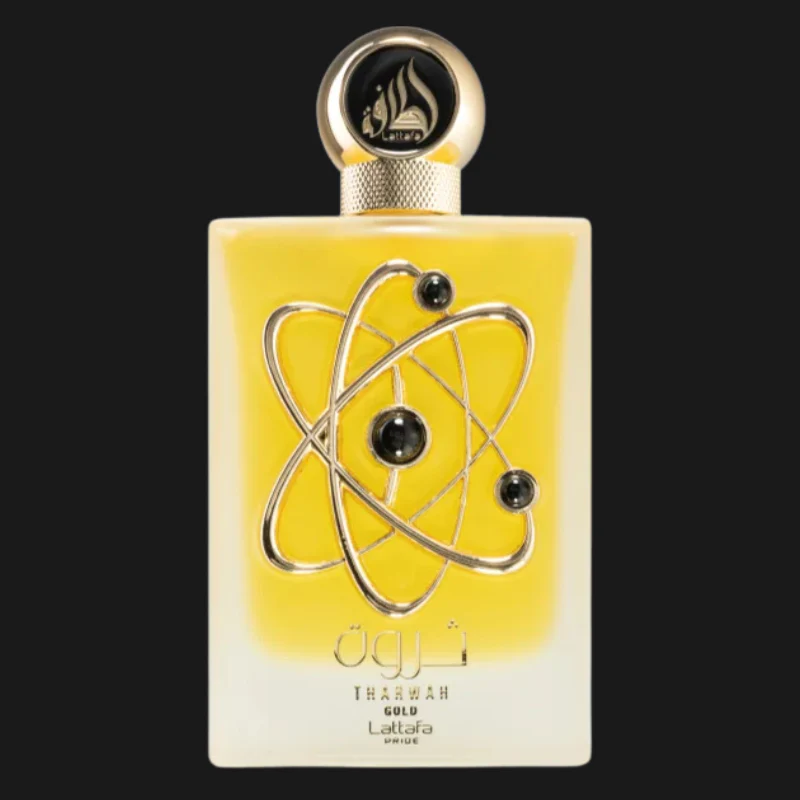 Perfume Lattafa Tharwah Gold Unissexo Eau de Parfum 100ml - Image 2